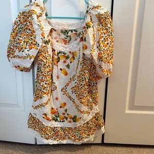 Floral Print Women's Blouse